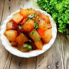 豆豉炒凉粉