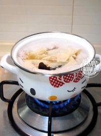 豆浆皮味增汤的做法步骤8